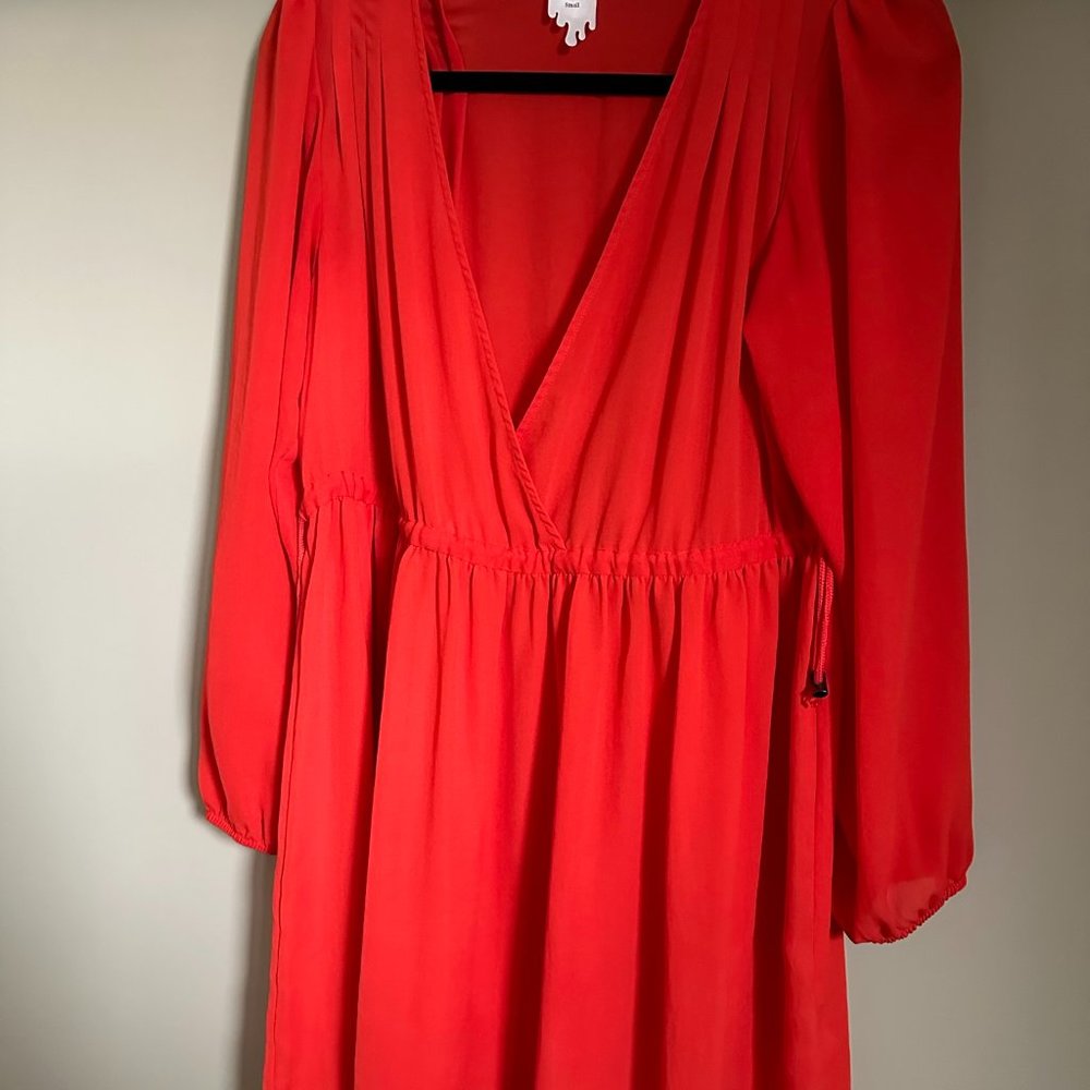 MONKI burnt orange dress (style name: Holly Dress)
